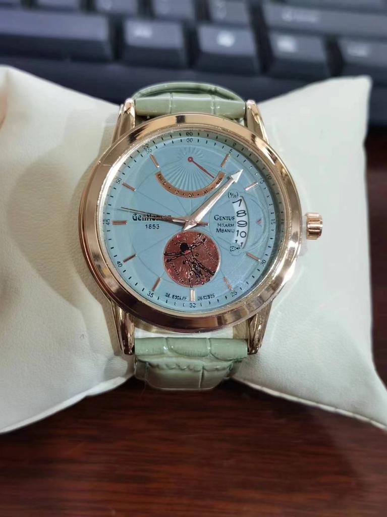 Men's Watch Sports Brand Light Luxury Trendy Stainless Steel Waterproof Fully Automatic Quartz Male Fashion Clock Watches