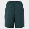 Adidas Colorblock Design Sports Drawstring Mid-Waist Woven Shorts Men Bottoms Midnight-Green JN4511