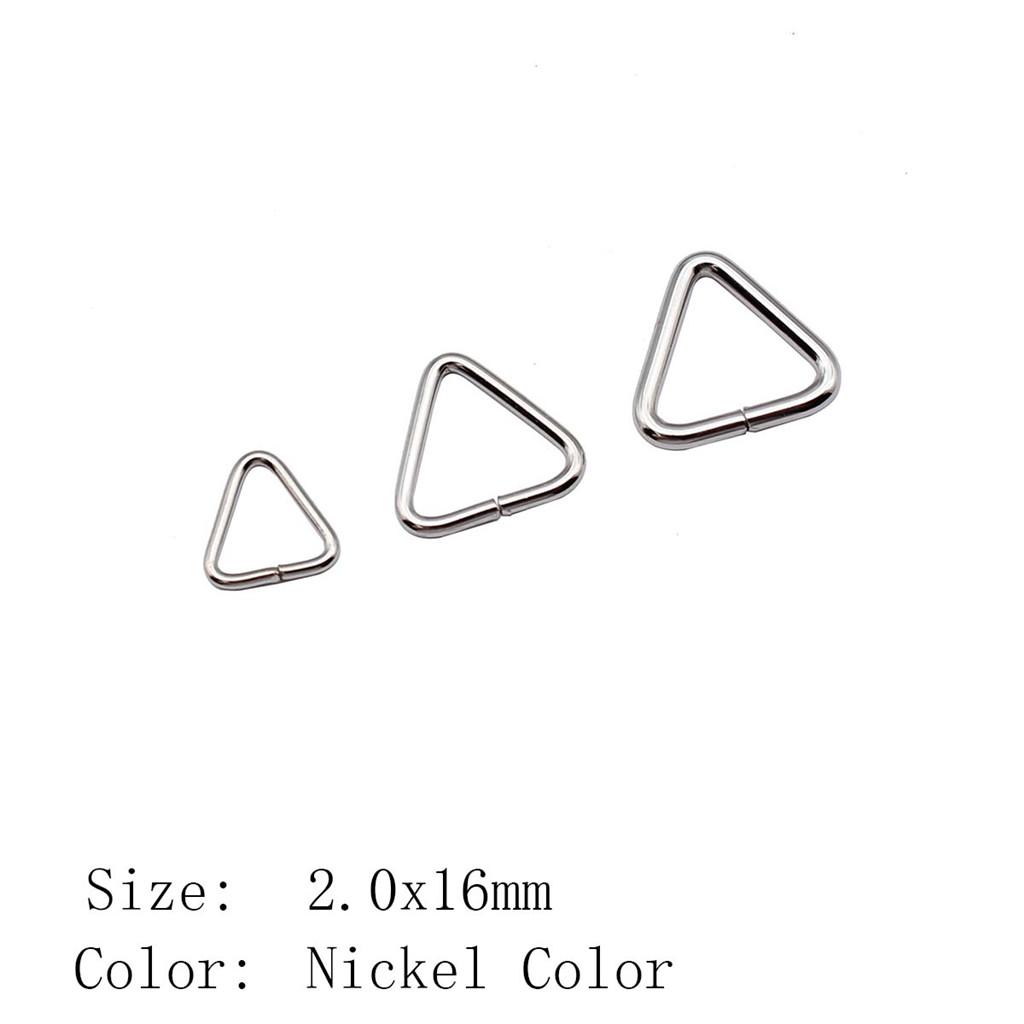 Christmas Decorations Jewelry Findings And Components Closed Triangle Buckle Triangle Ring Hook Accessories Parts Findings