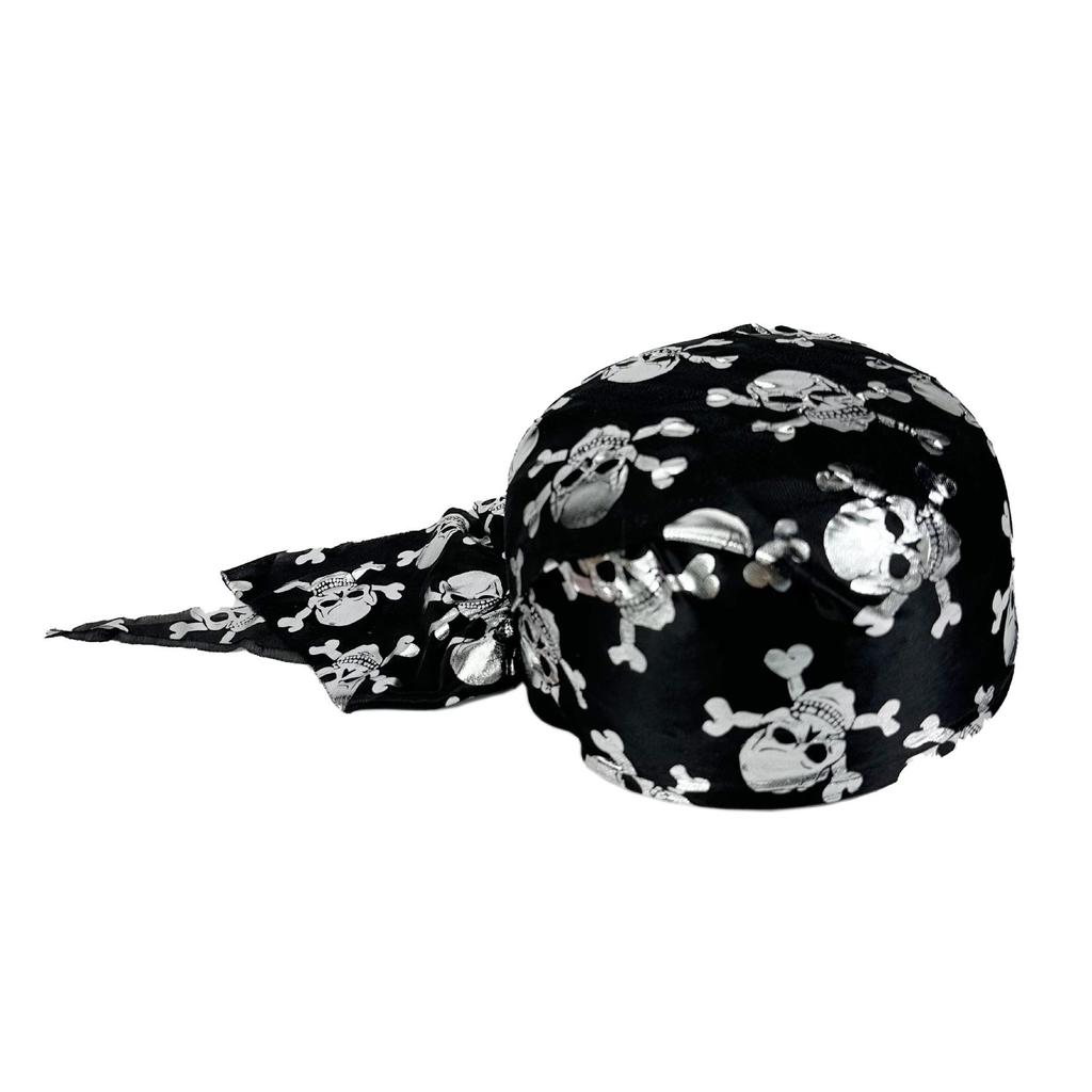 Caribbean Gold-Trimmed Pirate Hat for Halloween and Stage Performances