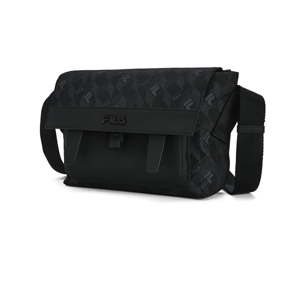 New FILA HERITAGE Fabric Crossbody Bags Men's Jet Black F13M538102FBK