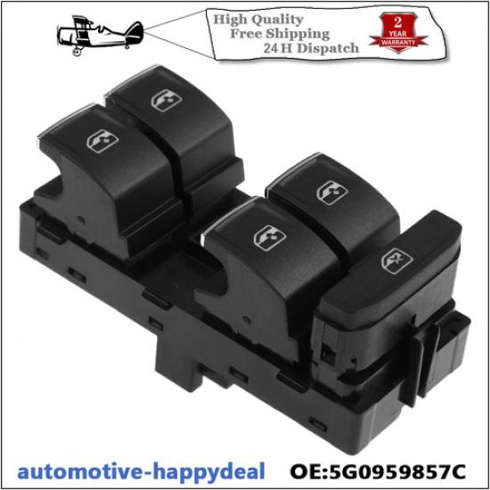 Window Master Switch 5G0959857B For VW Golf MK7 Passat B8 Seat Leon 2013-2018 UK