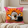 Suitable For Spoof Animal Joke For workers Cushion Cover Pillowcase Antidustmite living Room Sofa Decor Cushion Room
