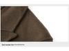 Men's 100% Wool Double-Faced Double-Breasted Lapel Collar Business Casual Long Coat