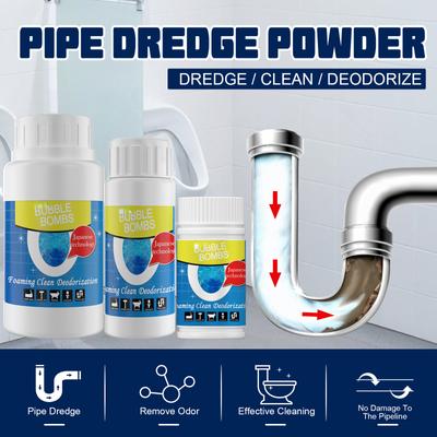 100g Polvere di dragaggio per tubi Cucina Wc Pipeline Blocco Pulizia Agente di dragaggio Deodorizzazione delle macchie delle vie navigabili