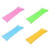 Water Float Mattress for Adults with Ribbed PVC Body and Headrest End for Pool Floating and Summer Rest for Vacation Use