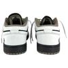 Jordan Air Jordan 1 Black White Warrior Slip Resistant Abrasion Resistant Low top Vintage Basketball Shoes Unisex White IB7109-005(Team1845v)