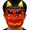 Japanische Oni Dekorationsmaske Premium PVC Leicht Bequem Kostümmaske Für Rollenspiel Partys Festivals