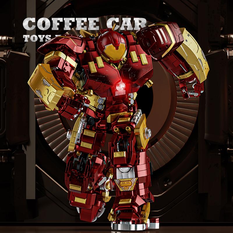 Non-Toxic Super Mecha Robot Moc Bricks Action Figures Toys Armor Warrior Mechanical Hero Building Blocks 3D Model Adult Children Gifts