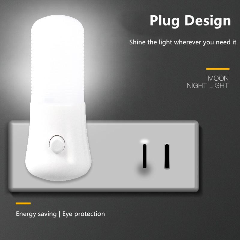 Light Controlled Dream 3000k 6000k LED Night Light Novelty Night Light US Plug Induction Night Lamp AC 110V 220V
