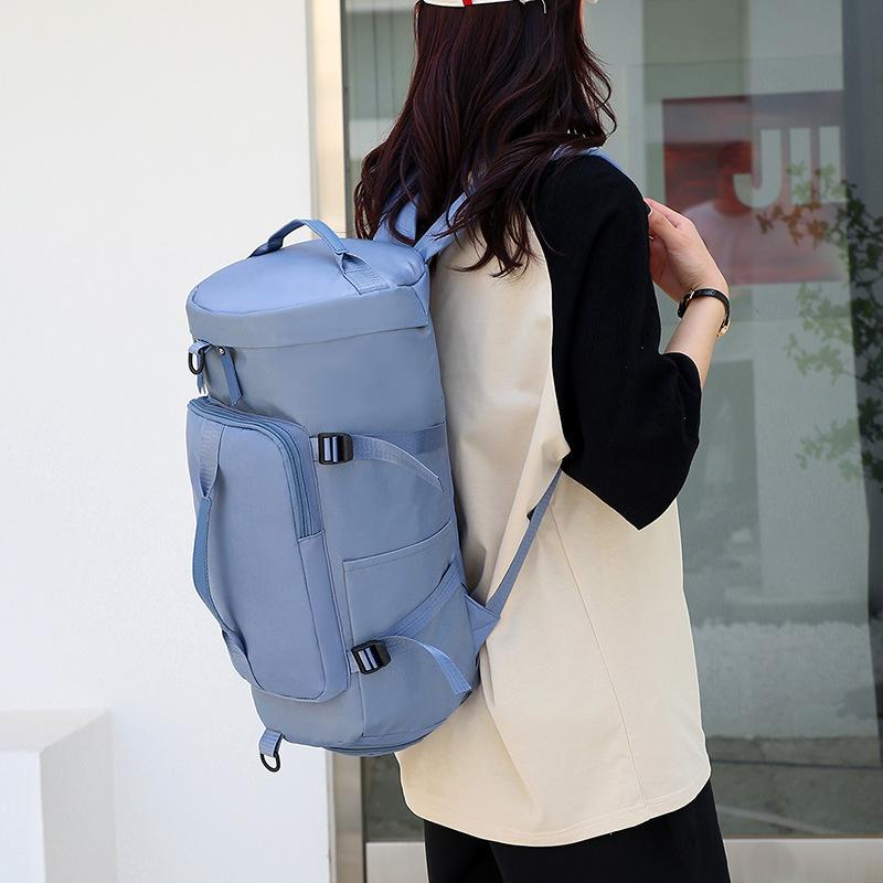 New casual yoga bag, large capacity, personalized single-shoulder travel bag, fashionable sports and fitness backpack, crossbody bag