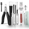 Professional Toenails Ingrown Removal Trimmer High Quality Pedicure Scissors Kits Portable Stainless Steel Manicure Clippers Set