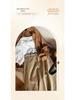 Women's Spring Khaki Wide-Leg Pants with High-End Japanese & Korean Style - Loose, Draped, and Casual