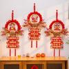 Flocking Spring Festival Fu Character Pendant  Home Living Room Decor