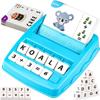 Educational Toys Learning Games for Kids 2 In 1 Matching Letter Spelling Number Cognition Early Math Game for Boys Girls Gifts