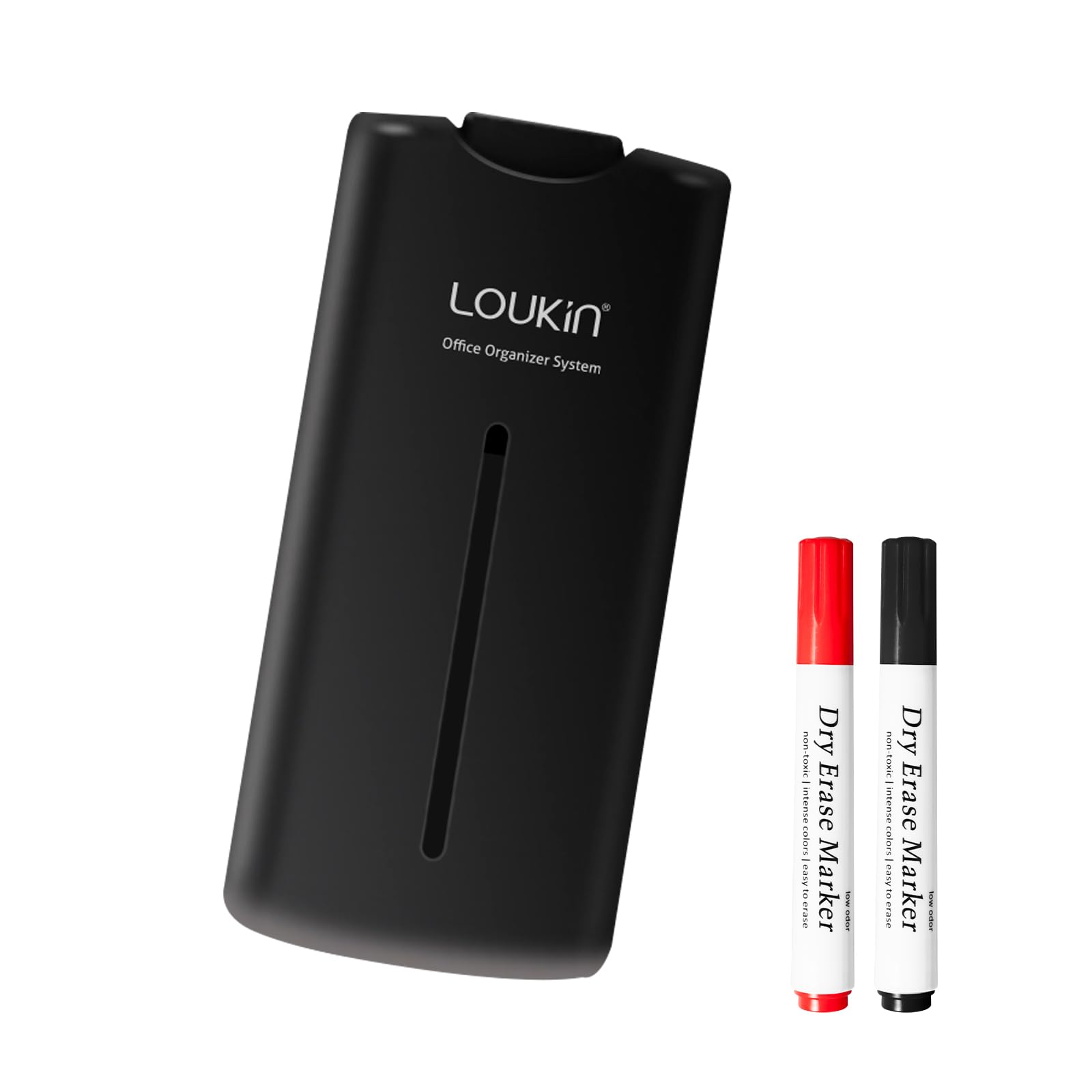 

LOUKIN Whiteboard Eraser with Cleaner and Patented Magnetic Includes 2 Whiteboard Markers Built-in Magnet, Eraser, чёрный