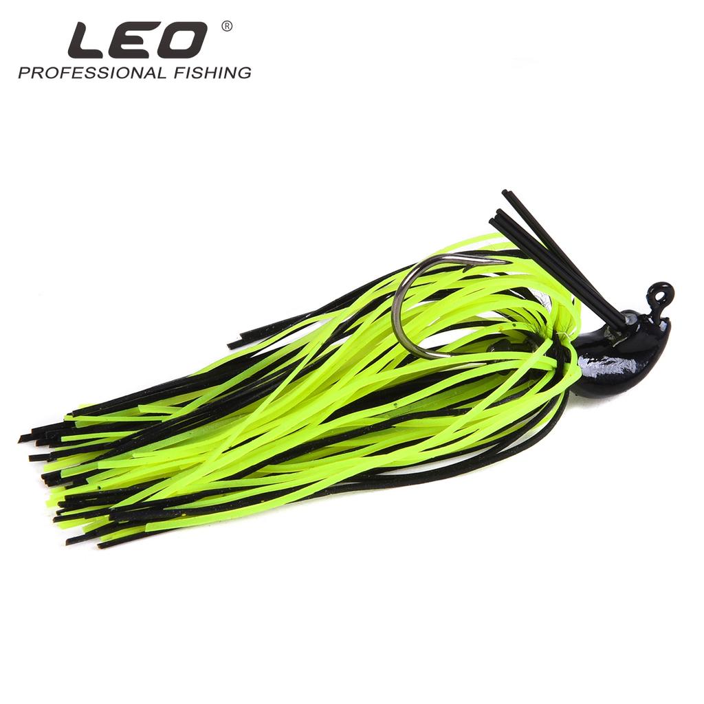 New 4PCS 4 Colors LEO Portable Ultra-light Fishing Bait Spinner Bait Anti-hanging Bottom Lead Head Freshwater Saltwater Fishing Gear Accessories