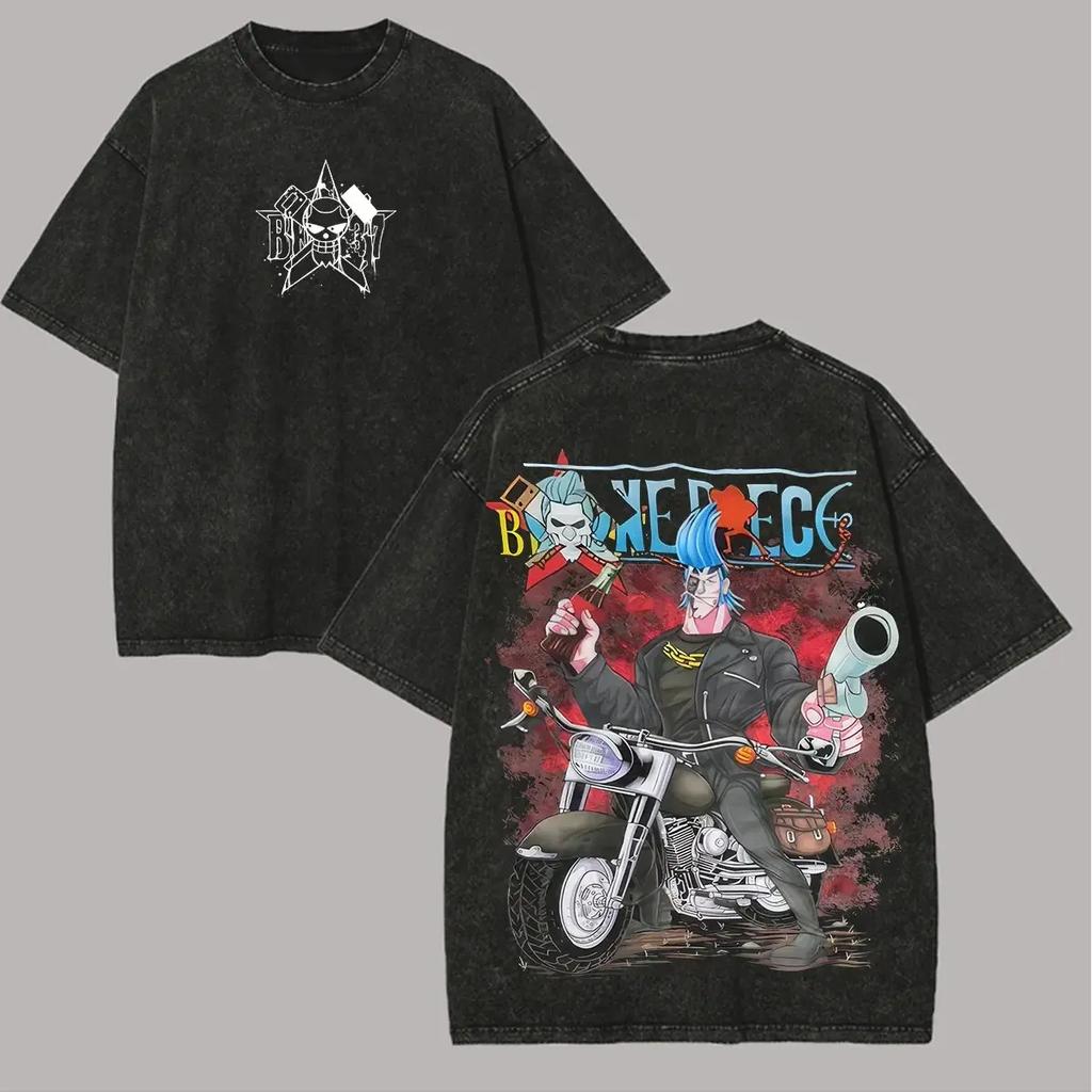 New One Piece Zoro Graphic T Shirt Men Women Vintage Wash Short Sleeve Tee Summer 2026 Y2k Anime Print Cotton Streetwear Casual