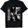 T-shirt Grafica Vintage Kim Wilde per Fan Nero Design Collage Retrò Morbida Traspirante 100% Cotone Unisex Vestibilità Regolare