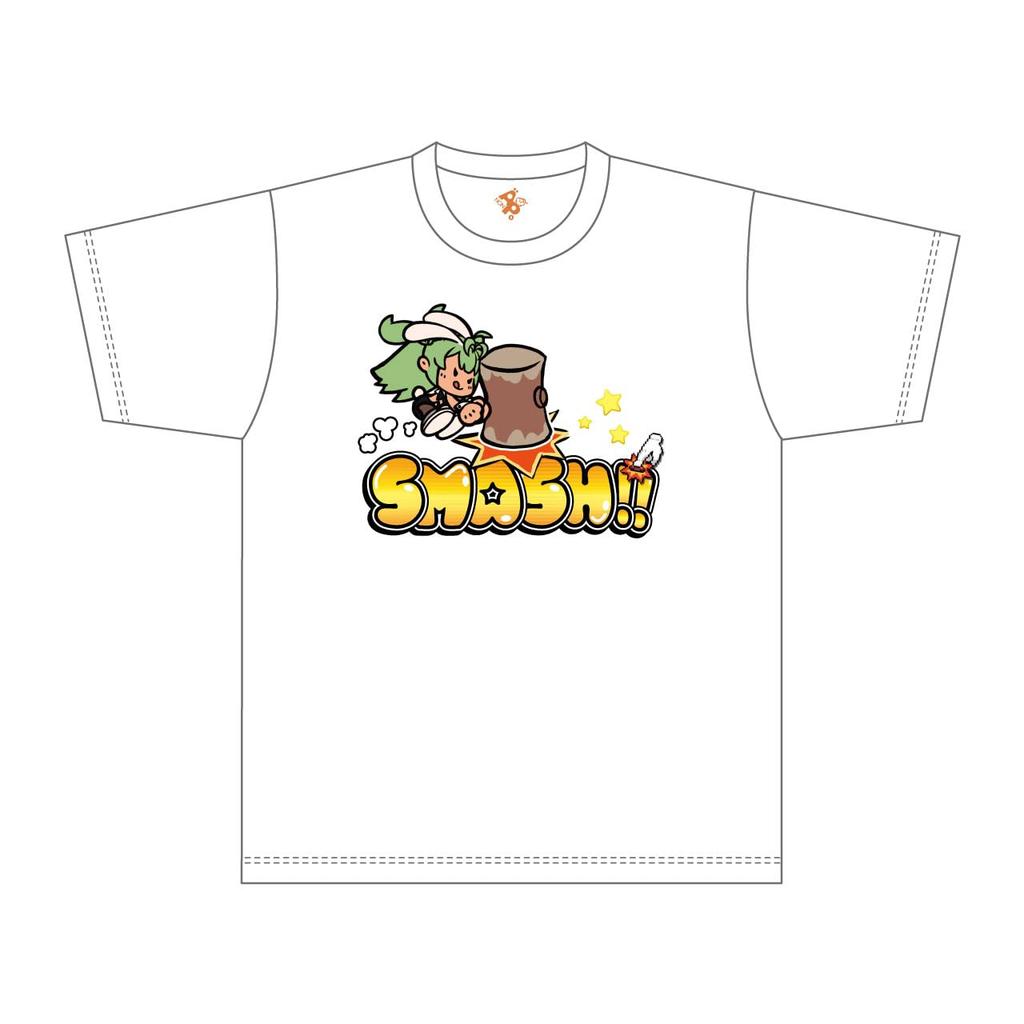 Algernon Products Victory Nikke SMASH White Size S Product Shoulder Sleeve 19cm Made of Cotton Goddess T-Shirt SODA! Dimensions Length 65cm, Width
