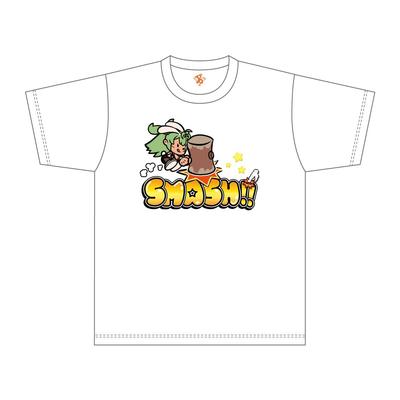 S Victory Nikke SMASH White Size S Product Shoulder Sleeve 19cm Made of Cotton Goddess T-Shirt SODA! Dimensions Length 65cm, Width