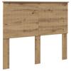 Headboard with Artisan Oak Finish 135 Cm Particleboard