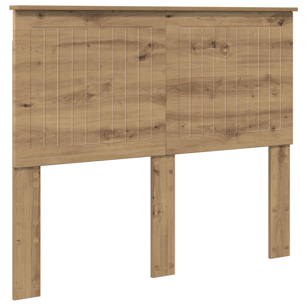 Headboard with Artisan Oak Finish 135 Cm Particleboard