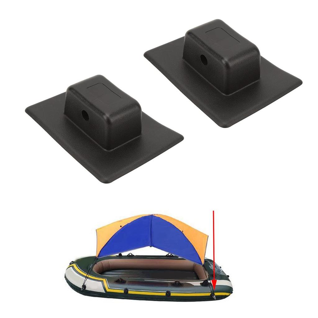 Kayak Navigation Base, Anti Aging Boat Accessories PVC Navigation Base for Portable Lightweight Inflatable Boat (Black)