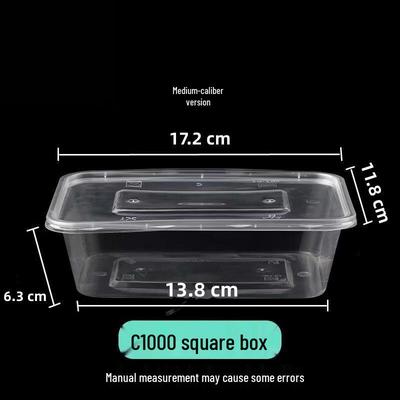 Chuanghui Disposable Plastic Takeout Meal Boxes