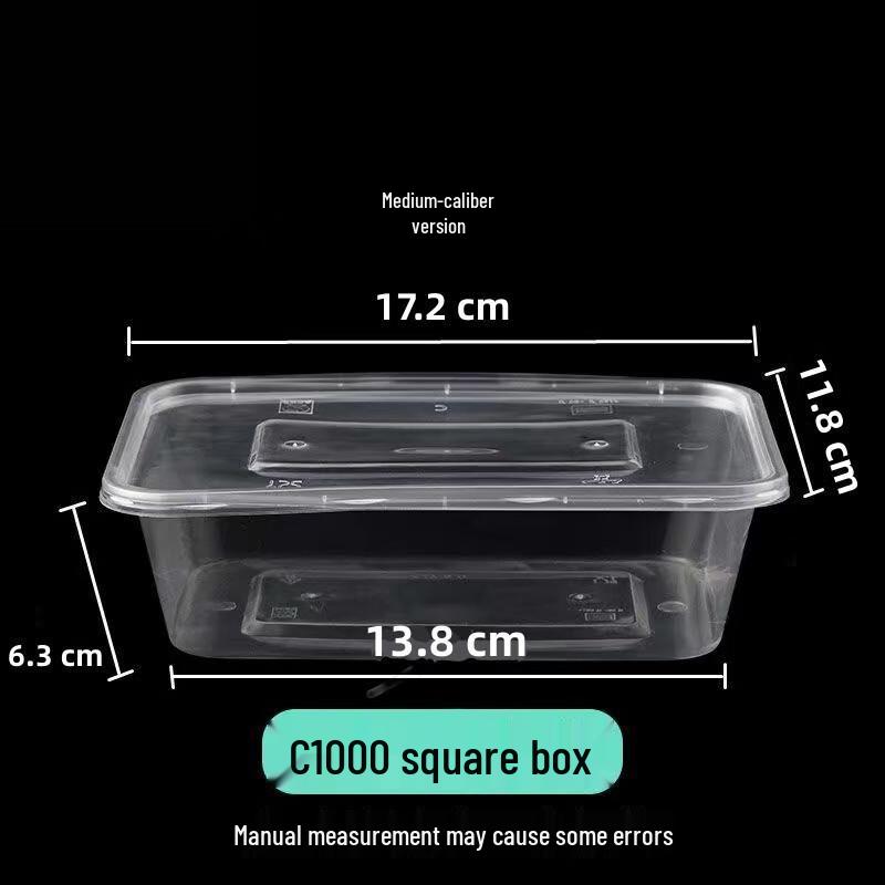 Chuanghui Disposable Plastic Takeout Meal Boxes