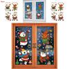 Christmas Window Decals With Static Sticker Pvc Arctic Bear Design For Holiday Decor