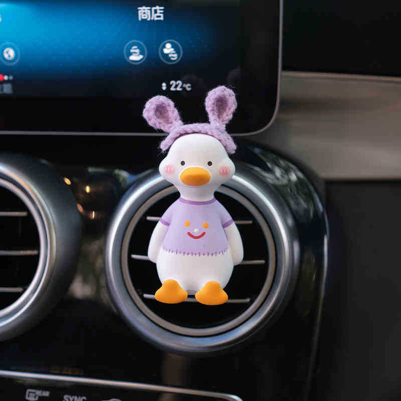 Car Accessories Internet Celebrity Duck Car Aromatherapy Perfume Car Console Decoration Supplies Girls