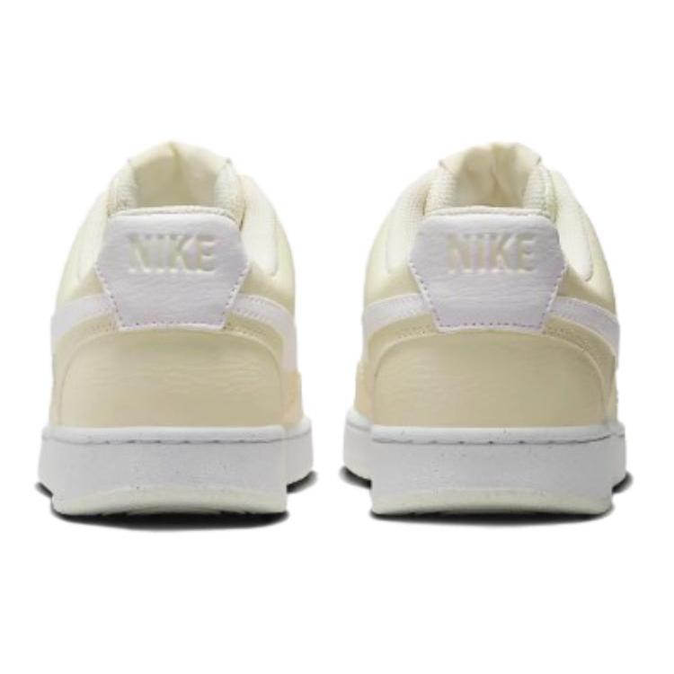 New Nike Court Vision Low Next Nature White Black Pale Ivory Women's FV9952-100
