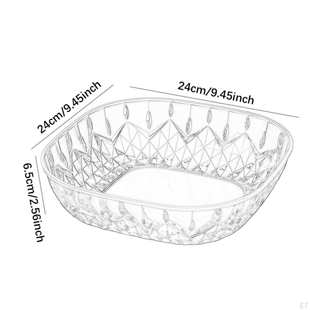 Fruit And Vegetable Plate, Serving Tray, Multipurpose Decorative Bowl, Snack Candy for