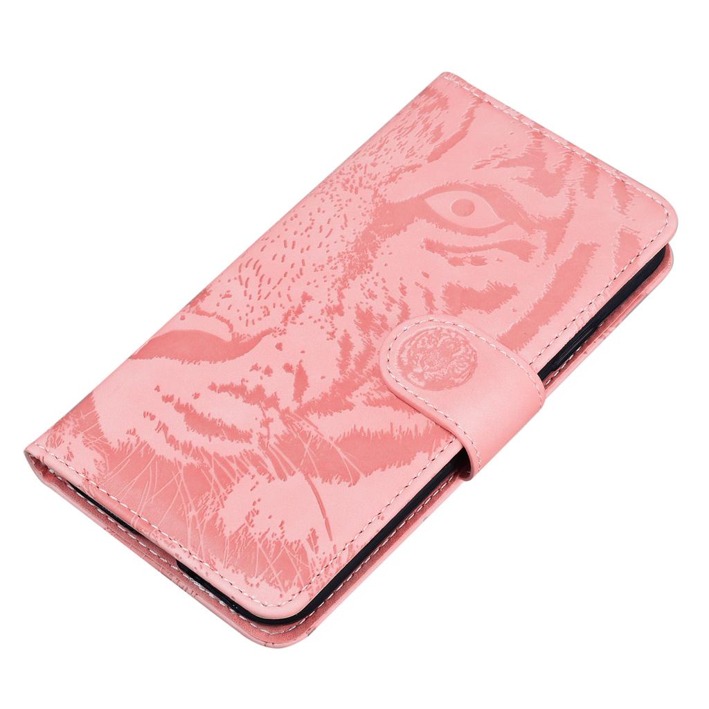 For Xiaomi 14T Case Tiger Imprint Leather Wallet Phone Cover