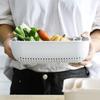 Good Kitchen Square Tray 3-piece Set Kitchen Plastic Tray