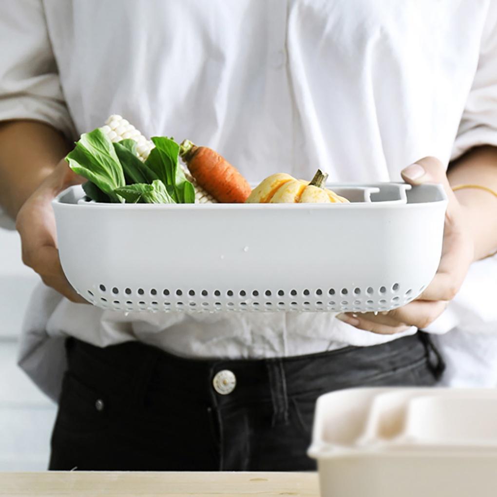 Good Kitchen Square Tray 3-piece Set Kitchen Plastic Tray