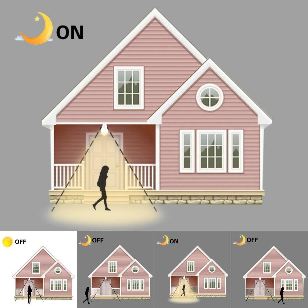 E27 Motion Sensor Light Switch E27 Base Lamp Holder 100-240V Motion Detector With Light Control Smart Switch Socket Adapter