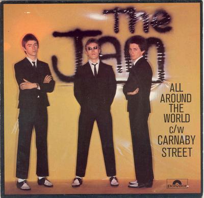 7inch Record JAM - All Around The World / Carnaby Stre 2058903 POLYDOR 1977 UK Rock Used
