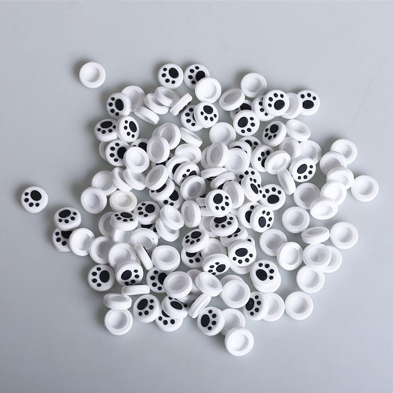 10Pcs Cute Cat Paw Soft Silicone Non Slip Thumb Grips For Lite Oled Daily Gaming