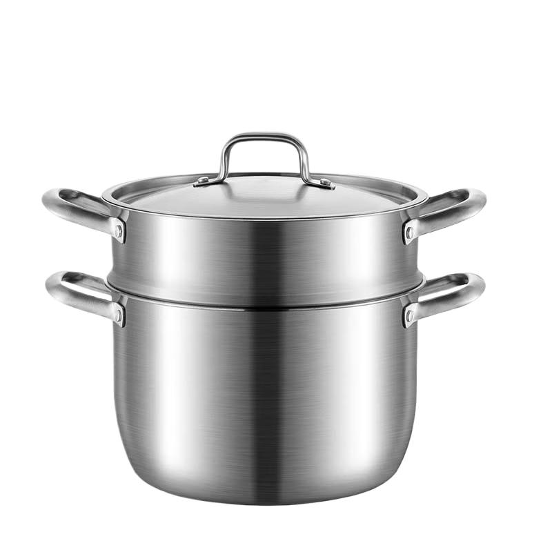 

Suler Stainless Steel Double Layer Steamer Pot