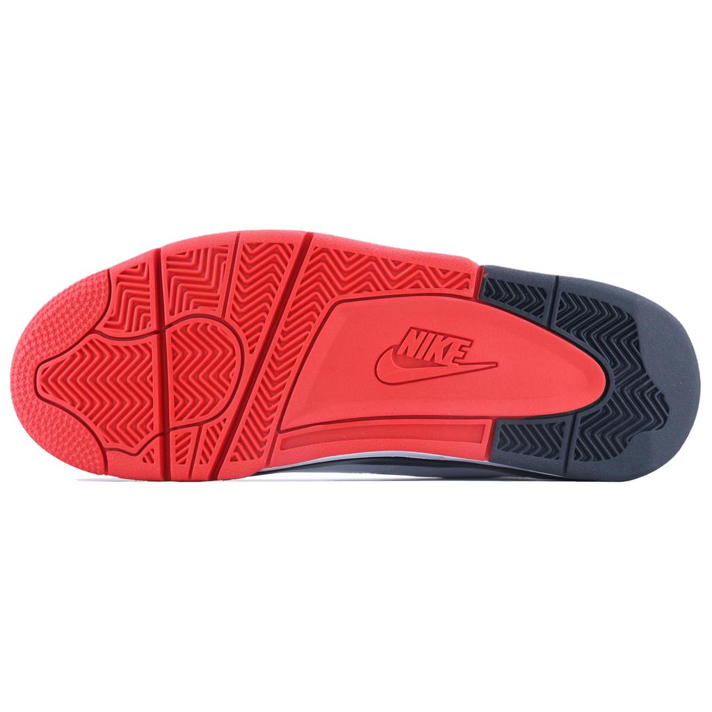 Nike Flight Legacy Quantum Graffiti Mid Top Vintage Basketball Shoes Unisex Red Blue Black BQ4212-100(Team168-)