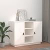 820133 vidaXL Buffet White 100x40x75 Cm Solid Pine Wood