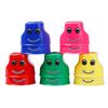 Smile Face Stilts Colorful Plastic Funny Stilts Outdoor Balance Training Equipment Party Game Sports Meeting Activities Prop ZYF