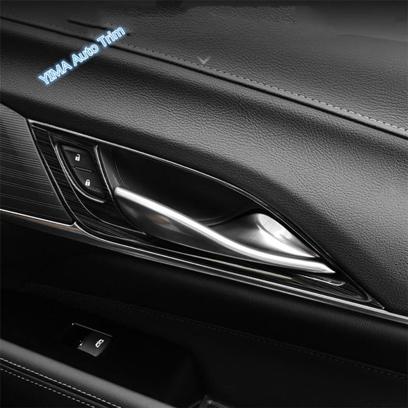 For Cadillac CT4 - 2024 Black Car Window Lift / Handle Bowl / AC Air Vent / Gear Shift Decor Frame Accessories Cover Trim