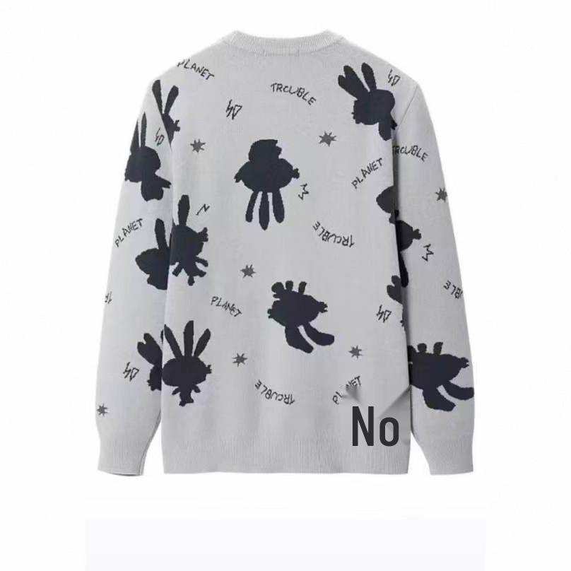 

Мужской высокоэффективный осенний пуловер Sea Brand: Универсальный вязаный свитер с длинными рукавами и круглым вырезом XXL серый