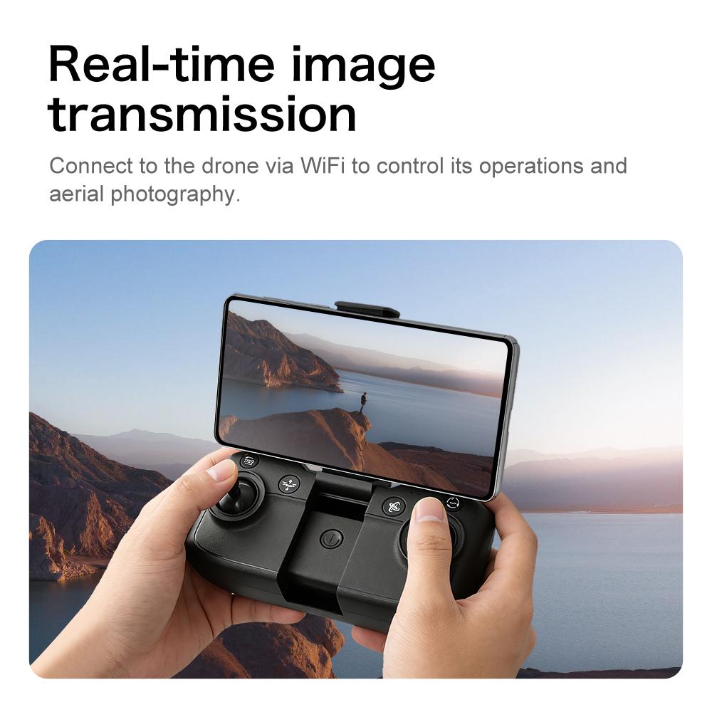 Drone Quadricóptero RC Portátil Aeri100 com Controle Remoto VR, Motor Brushless, WIFI 5G, Evitação de Obstáculos, Câmera Dupla 8K HD, FPV, Mini Drone Dobrável, Brinquedos