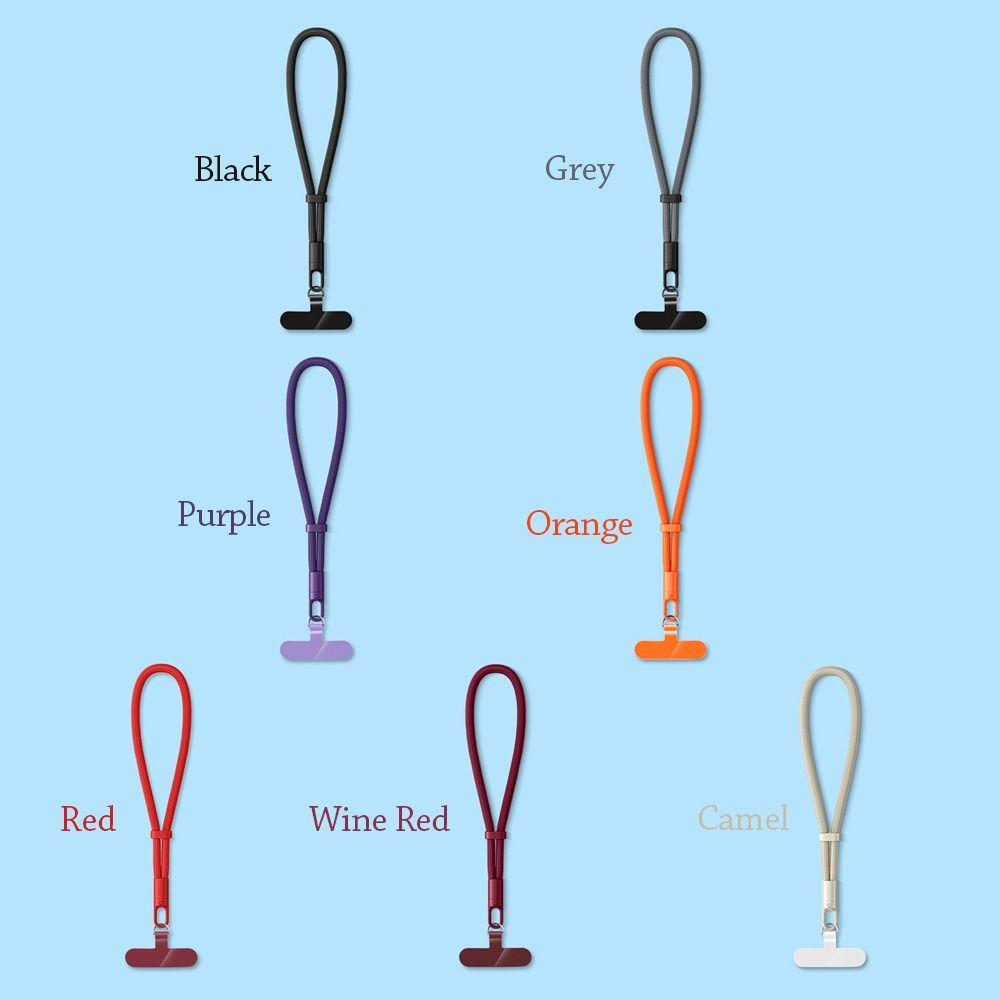 Cell Phone Accessories Adjustable Lanyard Anti-lost Woven Wrist Strap Universal Short Hanging Rope Mobile Phone