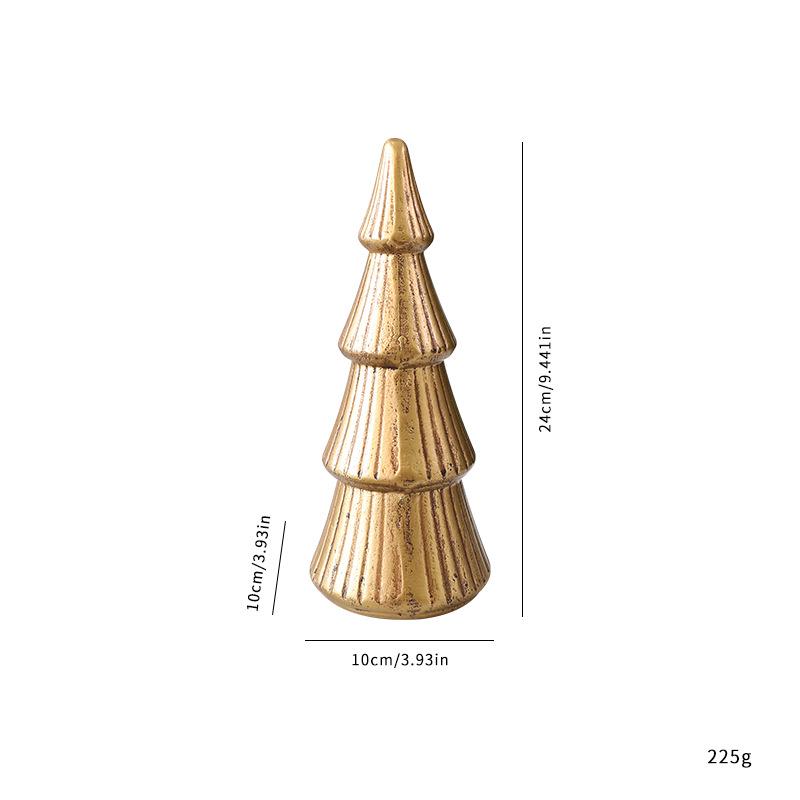 Mini Wooden Indoor Christmas Tree Ornaments - Holiday Scene Desktop Decorations