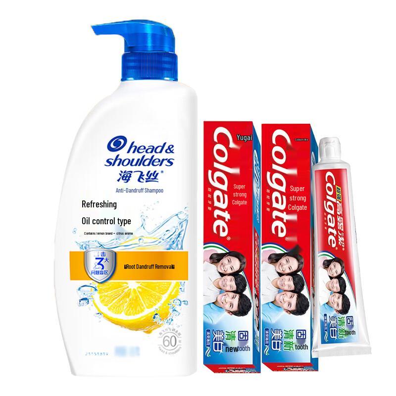 

Head & Shoulders Shampoo & Colgate Toothpaste Bundle